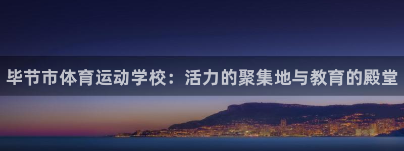 3377体育官方正版app集团E.ON：毕节市体育运