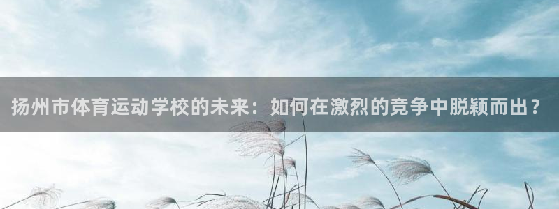 3377体育官方正版app娱乐40996：扬州市体育